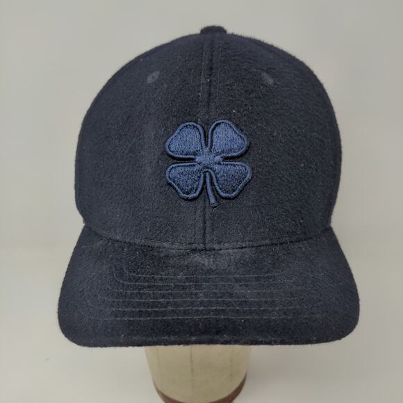 Black Clover USA Live Lucky Hat Black Slideback Embroidered Shamrock - Picture 2 of 12